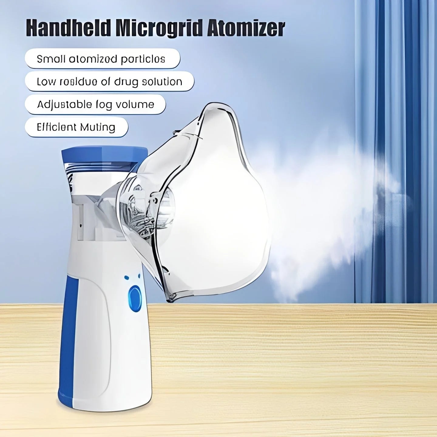 Portable USB Nebulizer for Home and Travel with Dual Masks